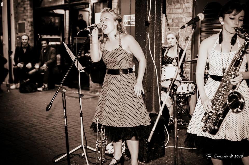 Cesca Singing for The Daisy Chains